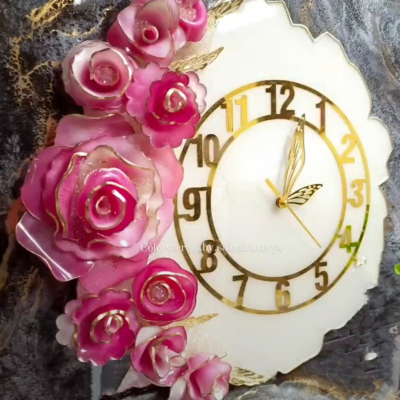 Resin clock 4