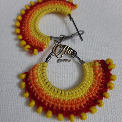 Crochet earring