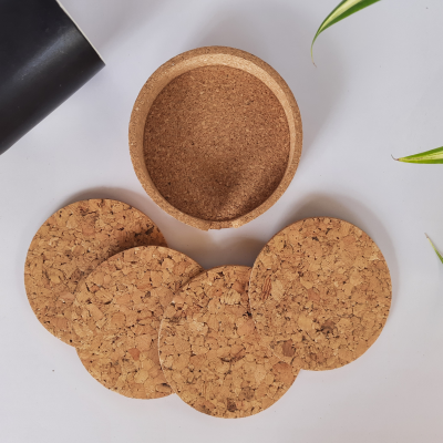 Cork Coasters - (Design - Plain)