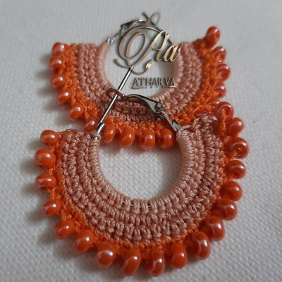 Crochet earring