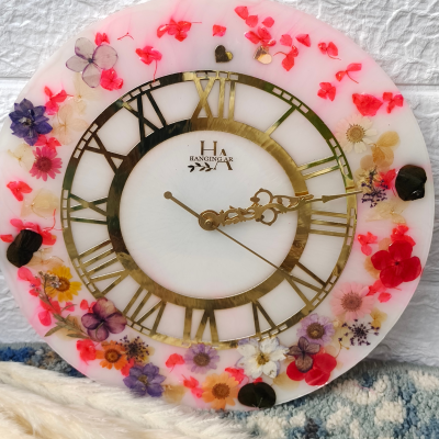 Resin wall clock 2