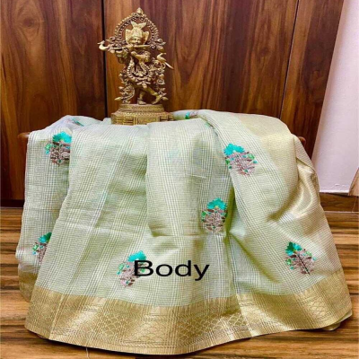 Linen Tissue Saree