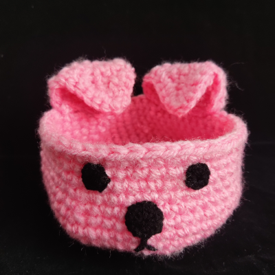 Handmade Crochet Basket/Organiser/ Utility Basket/ Hamper/Storage