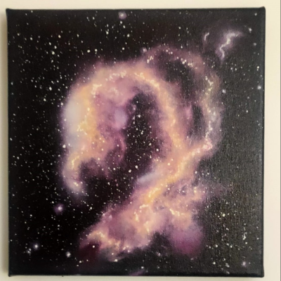 Nebula (oil on Canvas 8*8") - Made to Order