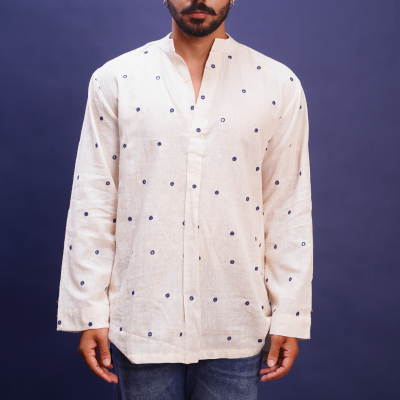 Kala cotton Mirror Work Forever Kurta 1