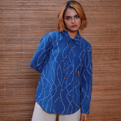 Grooves Bandhani Cotton Everywhere Shirt 2