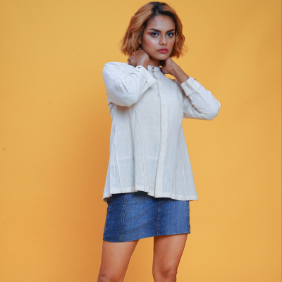 Kala Cotton Handloom Angrezi Shirt 2