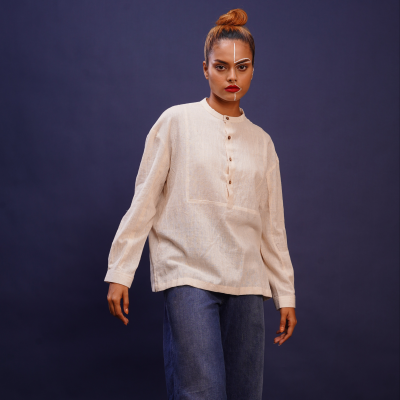 Kala Cotton Handloom Tote Shirt 2