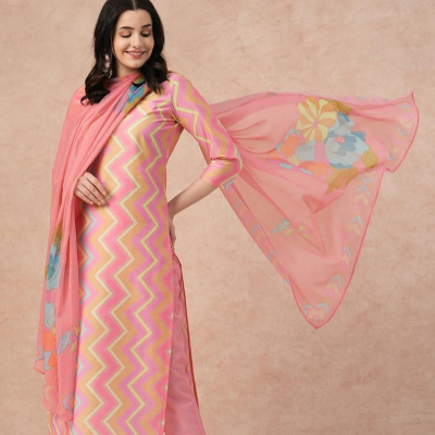 Kanaklata Women's Printed Kurta Set 2