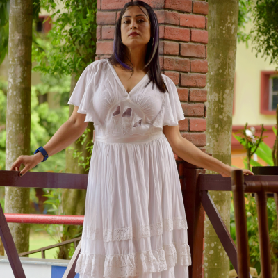 ATHENA -Muslin Cotton Designer wear an essence of Timeless Grace and Style