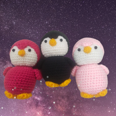 HANDMADE CUTE PAPPLOO PENGU'S SET OF 3