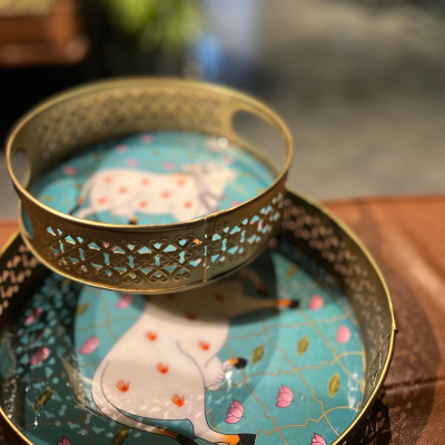 Picchwai Metal Tray- 8 inches