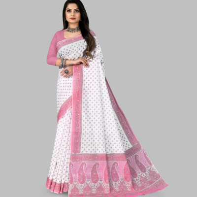 Kanaklata Pure Cotton Printed Saree