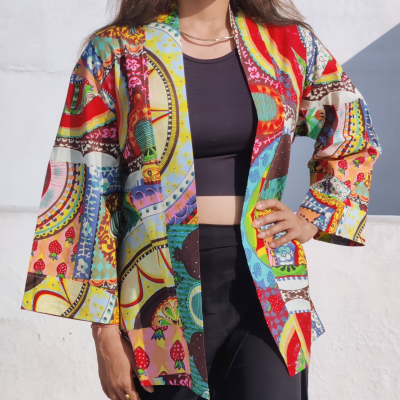 Free Size Boho Kimono-shrug
