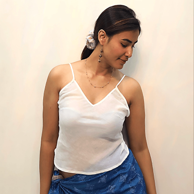 Padma Kumari Slip top | Mulcotton fabric | Camisole