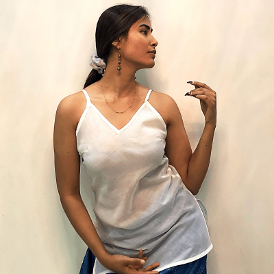 Ravi Kumari Slip top | Mulcotton fabric | Camisole