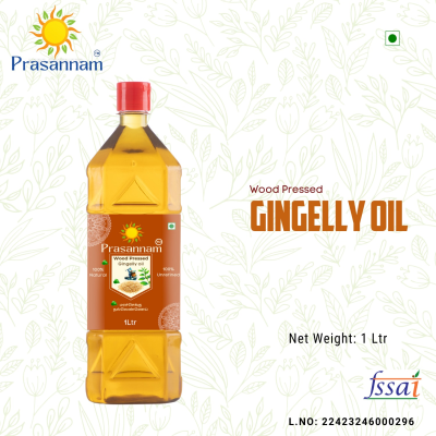 Prasannam Gingelly Oil/Sesame Oil 1Ltr