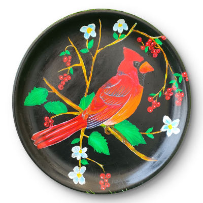 Robin Bird Plate Art
