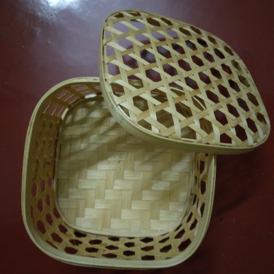 Hand made Bamboo Gift Basket