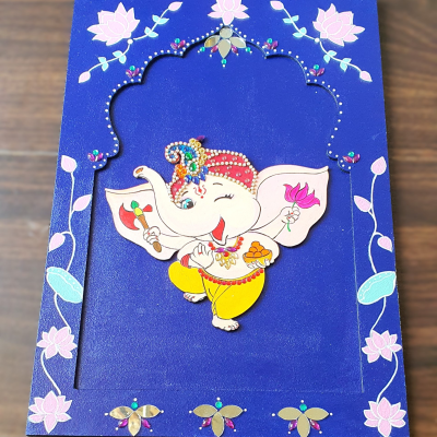 Ganesha Handpainted Wall Décor