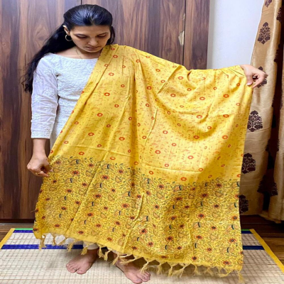 Bhagalpuri Katan Silk Dupatts