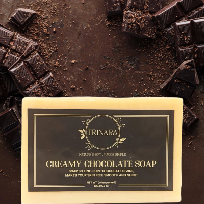 CREAMY CHOCOLATE HANDMADE PURE SOAP-125gm