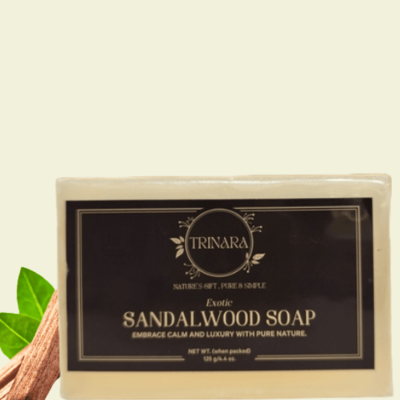 EXOTIC SANDALWOOD HANDMADE PURE SOAP-125gm
