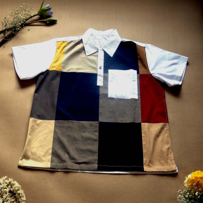 Ball game shirt | Patchworked shirt | Polo Shirt