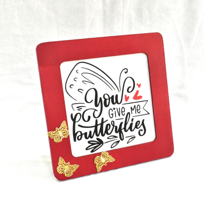Photo Frame - Love Gives me Butterflies