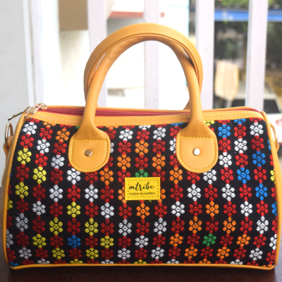 Floral Chic Mini Duffle handbag