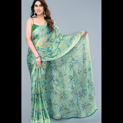 Kanaklata Floralia Premium Quality Chiffon Saree