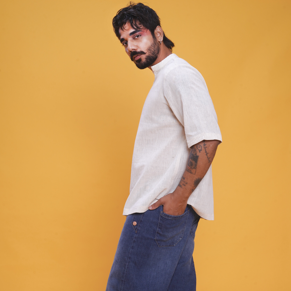 Kala Cotton Handloom Bunkar tshirt 2
