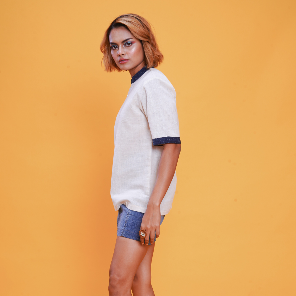 Kala Cotton Handloom Bunkar tshirt 1