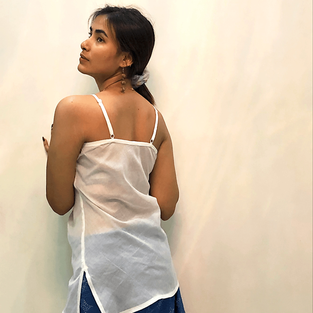 Ravi Kumari Slip top | Mulcotton fabric | Camisole