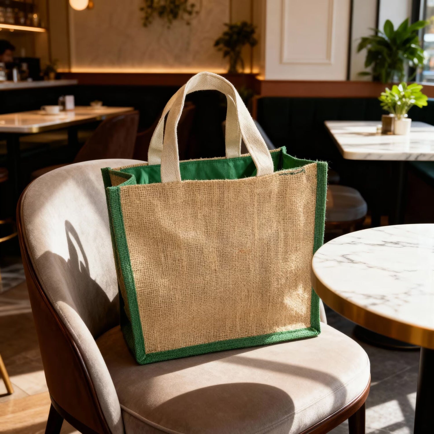 Reusable Jute Tote Bag