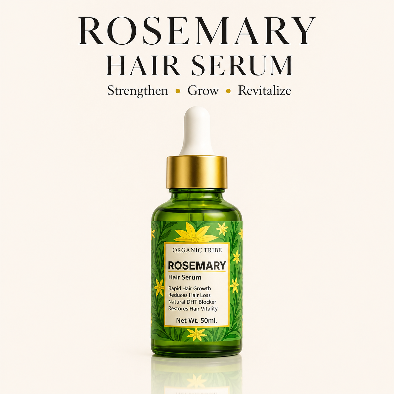 Rosemary Hair Serum (Lightweight, Non Sticky,Anti-HairFall)