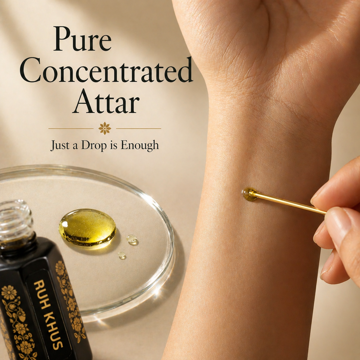 Ruh Khus Attar (Cooling , Calm)