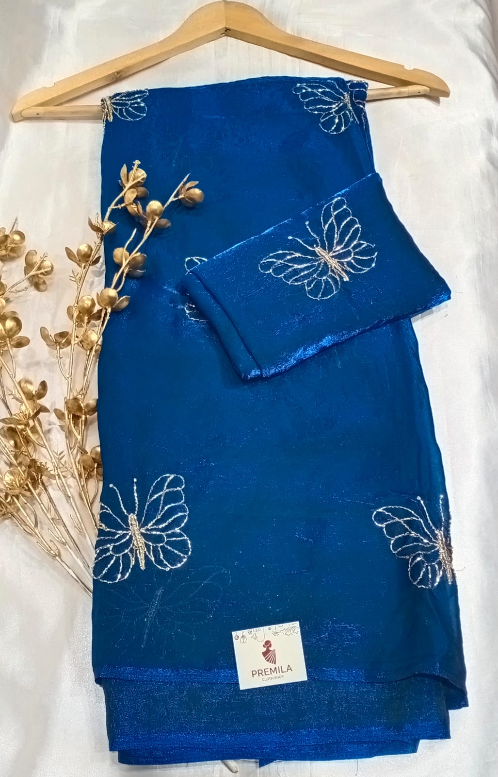 Fancy Saree with Butterfly work