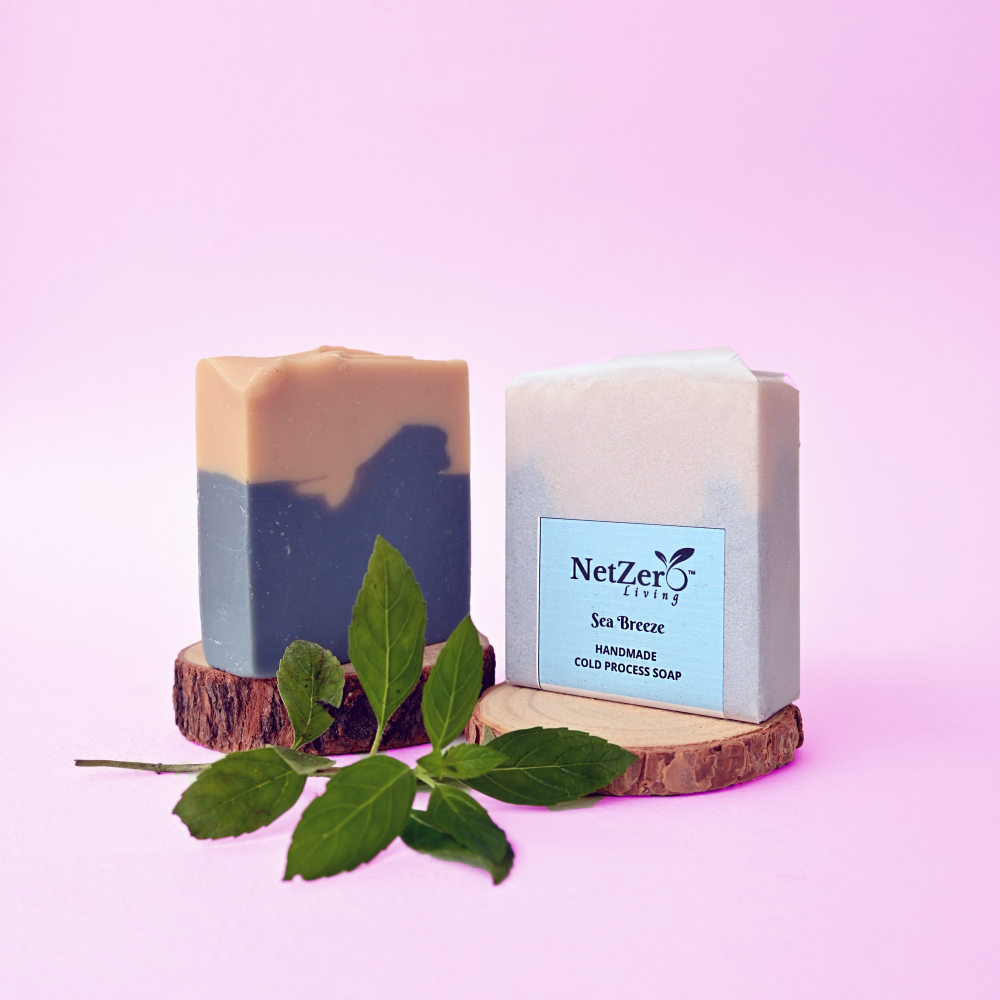 Sea Breeze - Handmade Cold Process Soap - Pack of 2