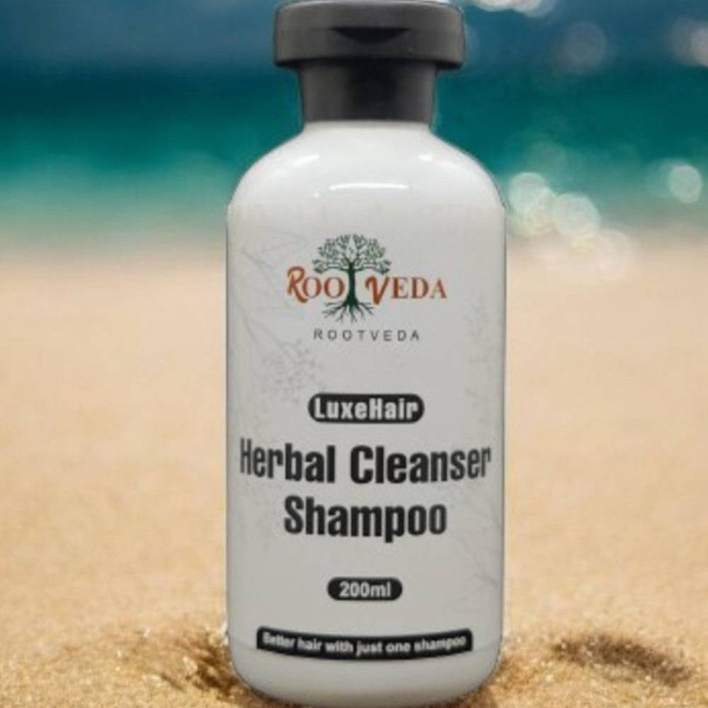 Rootveda LuxeHair Herbal Cleanser Shampoo 200ml
