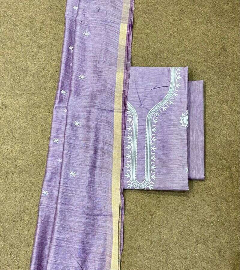 Bhagalpuri Katan Silk Suit