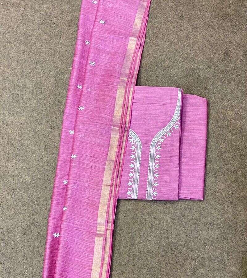 Bhagalpuri Katan Silk Suit