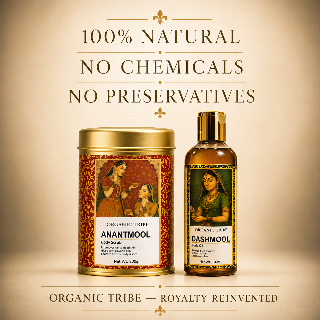 Organic Tribe Royal Skin care Kit