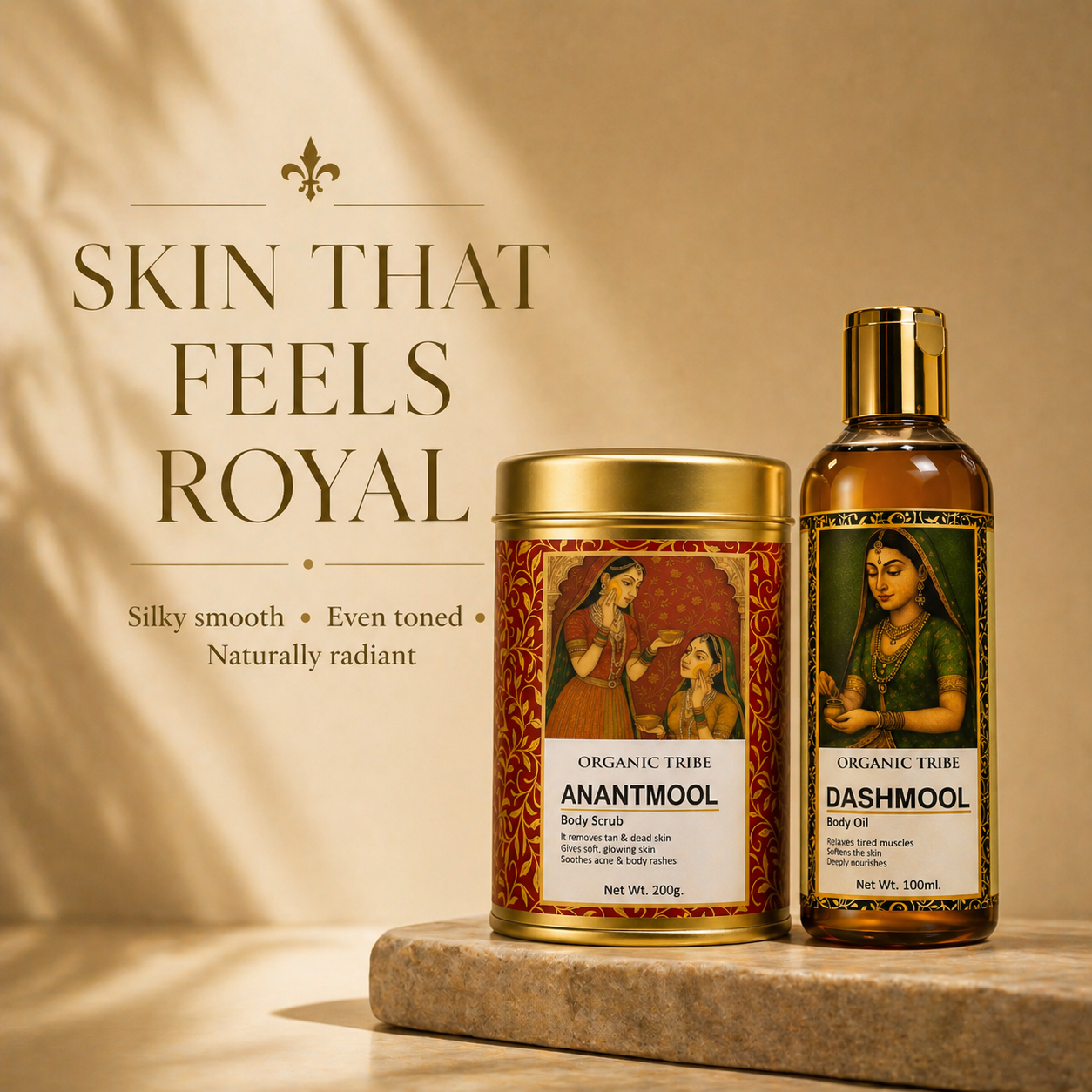 Organic Tribe Royal Skin care Kit