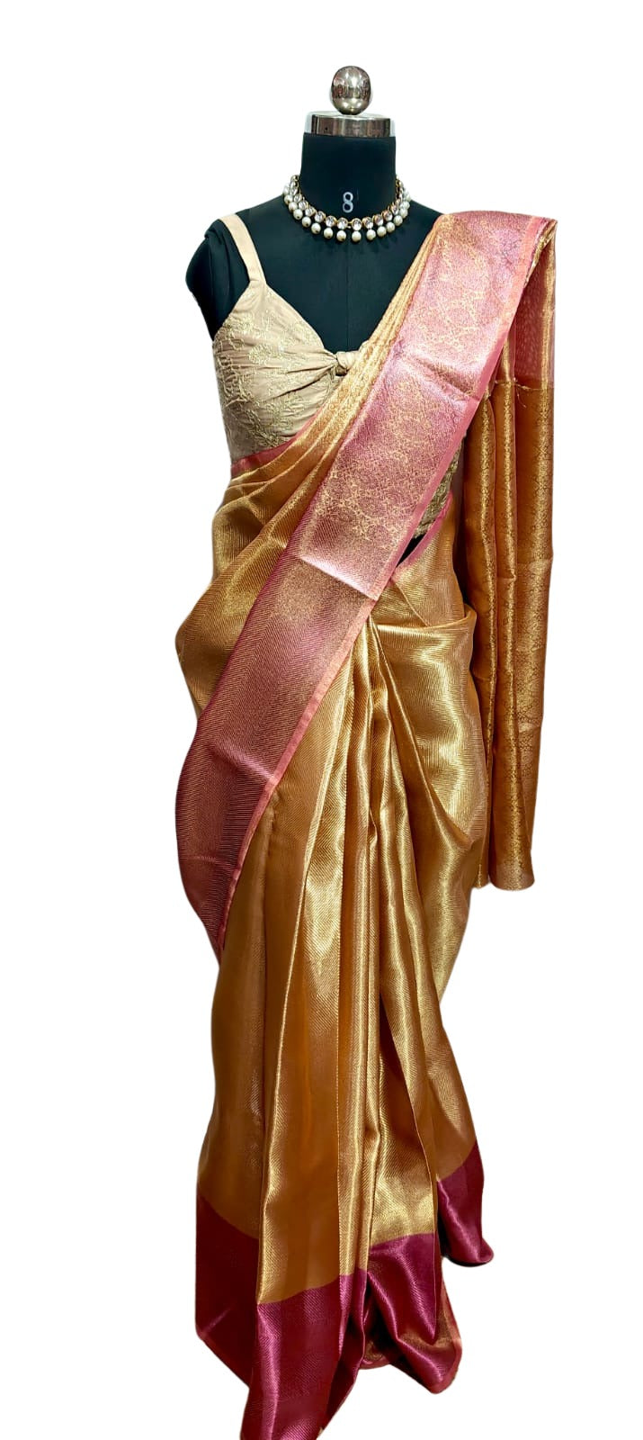 Jyothika  Inspired Plain Tissue Saree