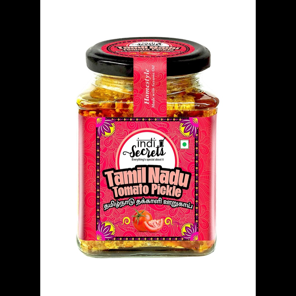 Homemade Authentic Tamil Nadu Tomato Pickle - 250g