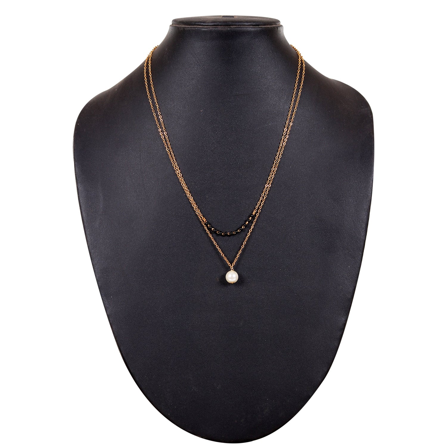 JHB Single Pearl Layer Mangalsutra Chain For Women