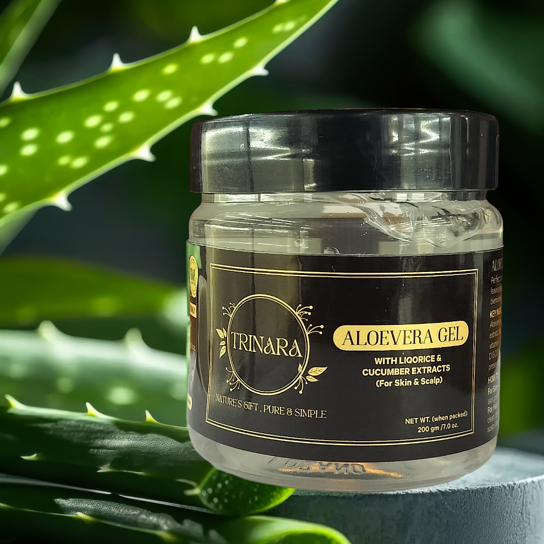 Aloevera Gel With Liqorice &Cucumber Extracts   (For Skin & Scalp)	200 GMS