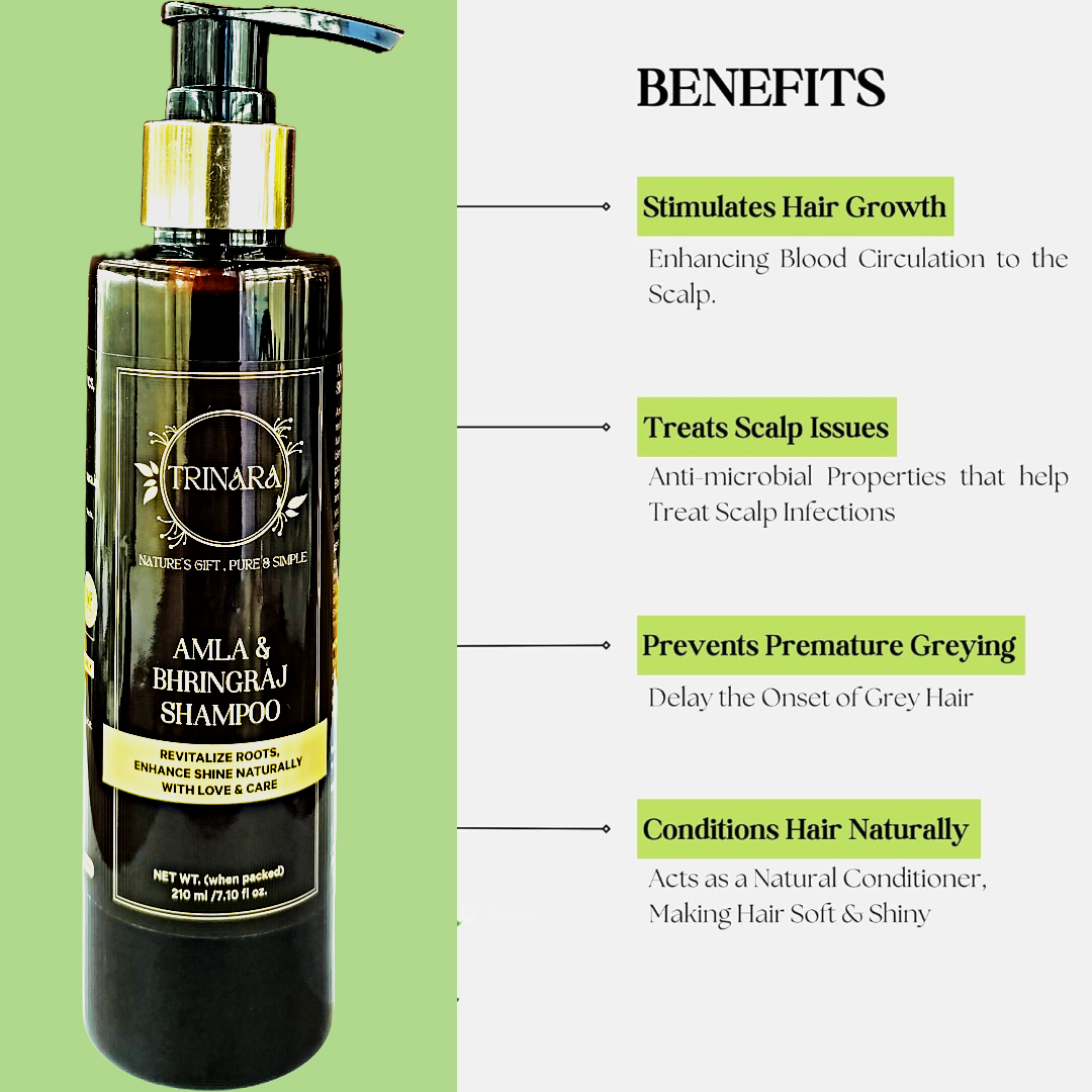 Amla & Bhringraj Shampoo - 210ML