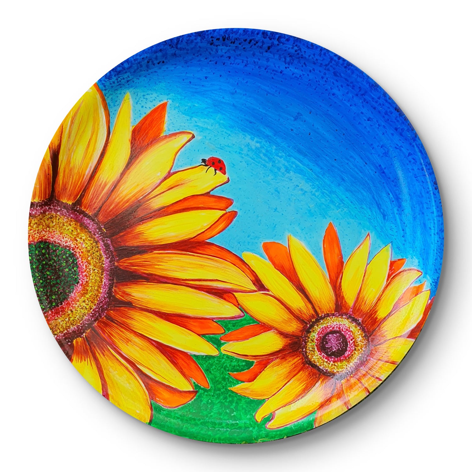 The Sunflower Plate Art wall decor